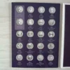 ALB006.- Álbum de 25 Centavos de Parques Nacionales de Estados Unidos 2010 - 2021 Completo , Colección Numismática