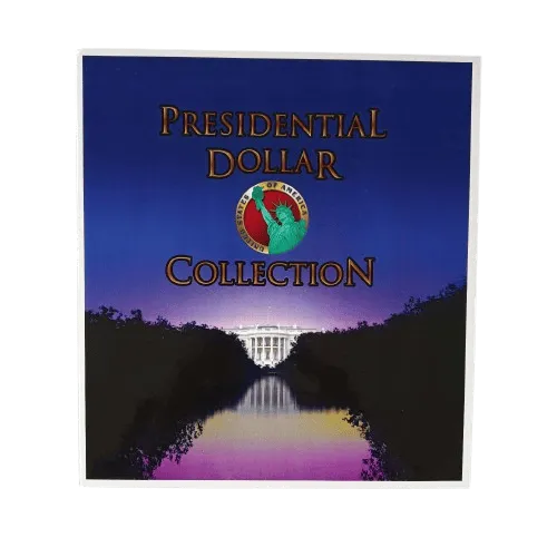 ALB007.- Álbum para Monedas de Dólar de Presidentes USA, 88 monedas actualizado 2024