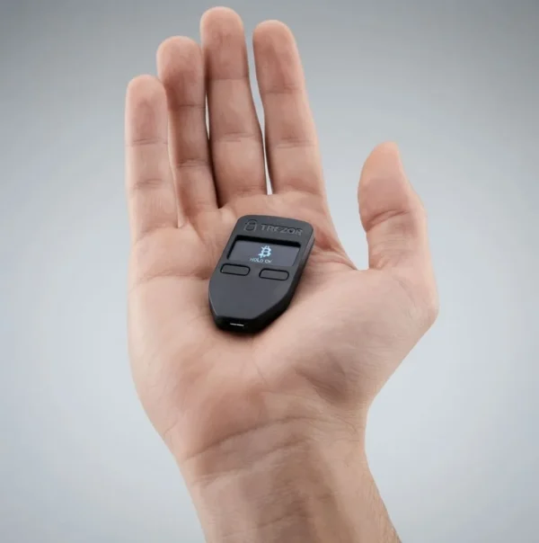 MIN004.- Trezor Model One Black | Billetera Física para Bitcoin, Ethereum y Tokens ERC-20 | Cold Wallet con PIN, Passphrase y Almacenamiento Offline