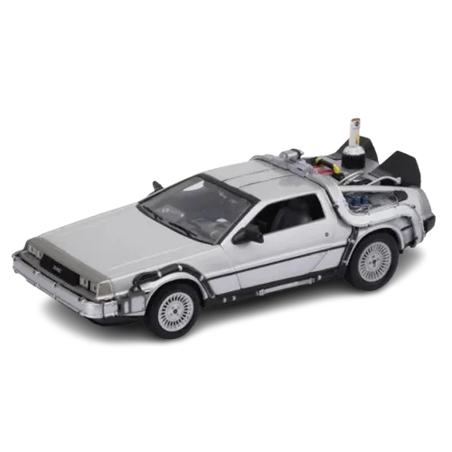 COL001.- Carro original de colección película VOLVER AL FUTURO II Back to the Future II, escala 1:24
