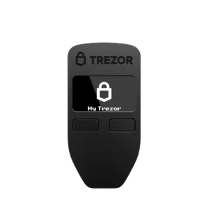 MIN004.- Trezor Model One Black | Billetera Física para Bitcoin, Ethereum y Tokens ERC-20 | Cold Wallet con PIN, Passphrase y Almacenamiento Offline
