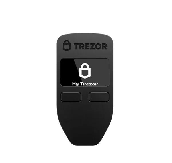 MIN004.- Trezor Model One Black | Billetera Física para Bitcoin, Ethereum y Tokens ERC-20 | Cold Wallet con PIN, Passphrase y Almacenamiento Offline