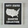 ALB008.- Álbum de 25 centavos de: Estados y Territorios + Álbum de 25 ctvs de Parques Nacionales de USA, Numismática, Coleccionable