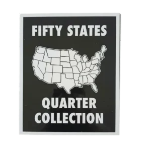 ALB005.- Álbum de 25 centavos de Estados y Colonias de Estados Unidos diseño 2024